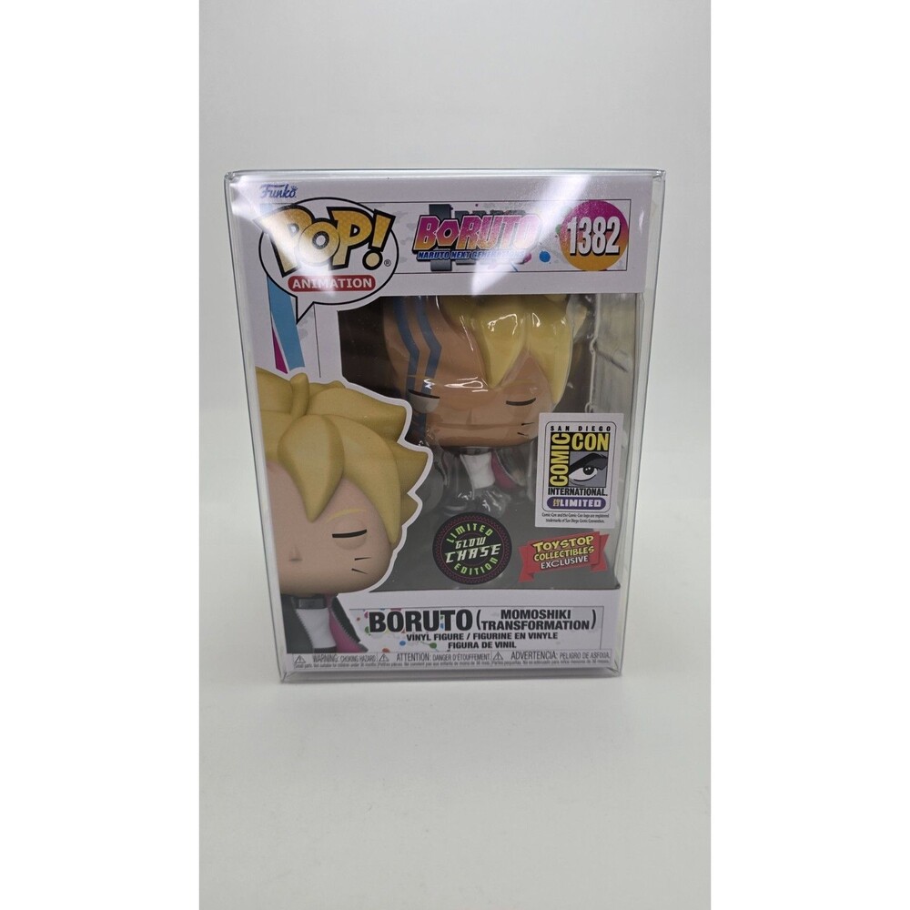 Funko Pop Boruto Momoshiki Transformation Glow Chase #1382 SDCC W/protector